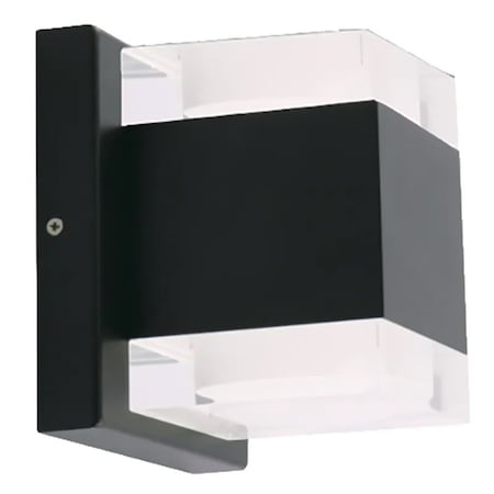 Westgate LED Model J Architectural Outdoor/Indoor Wall Lights, Black, 20W, 3000K/4000K/5000K LRS-J-MCT-C90-BK